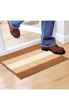 Home Beautiful Anti-Skid Brown Polyester Door Mat Home Beautiful Anti-Skid Brown Polyester Door Mat