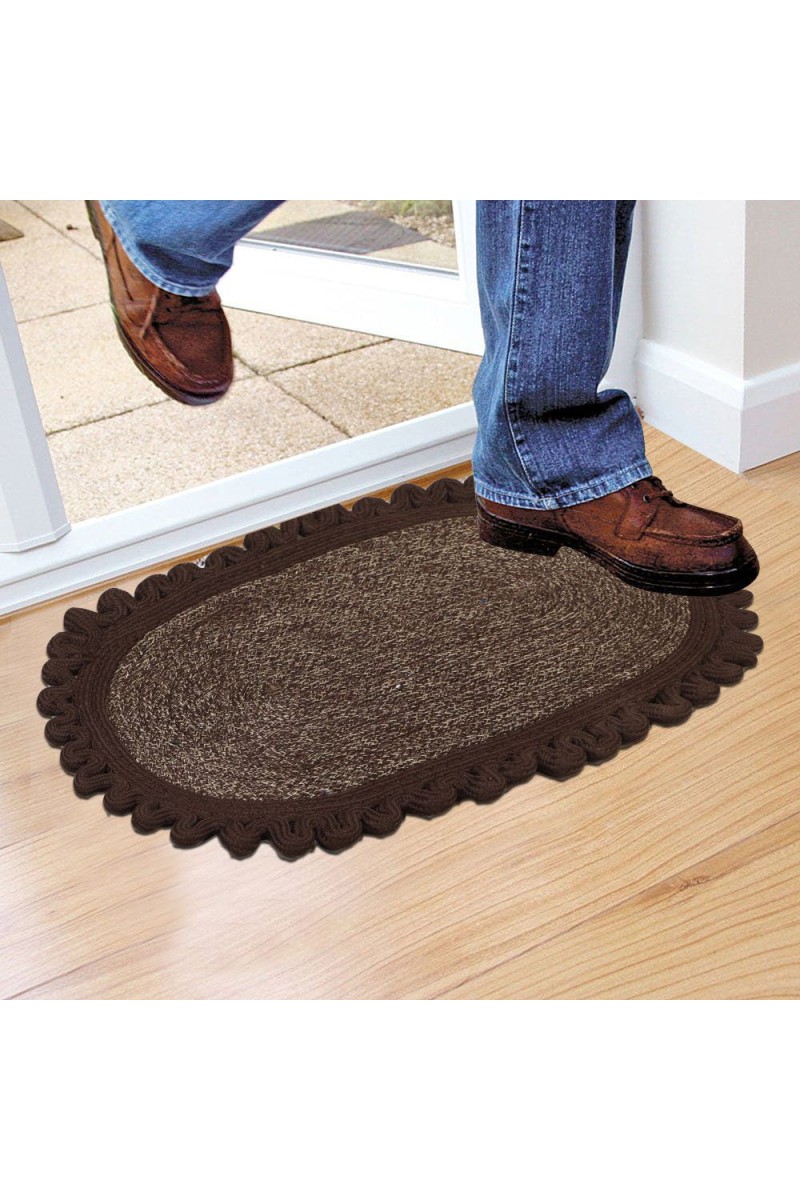 Home Beautiful                         Brown Polyester Door Mat