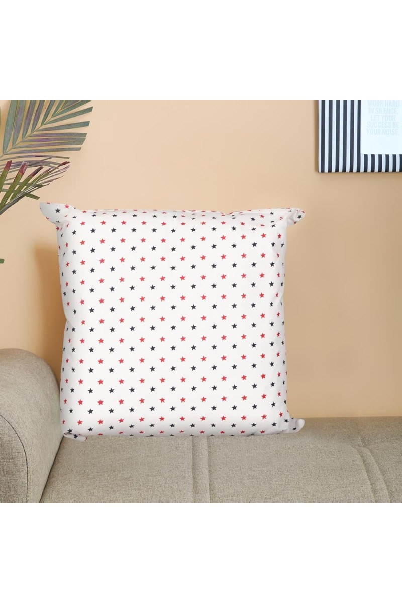 Home Beautiful                         White Polyester Cushion