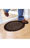 Home Beautiful                         Brown Polyester Door Mat