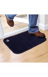 Home Beautiful                         Anti-Skid Blue Polyester Door Mat