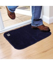 Home Beautiful                         Anti-Skid Blue Polyester Door Mat