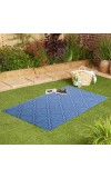 Home Beautiful                         Blue PVC Floor Mat