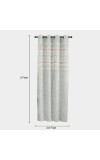 Home Beautiful                         5ft. Light Green Window Curtain