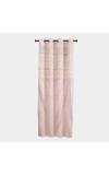 Home Beautiful                         5ft. Soft Dusty Pink Jacquard Eyelet Window Curtains