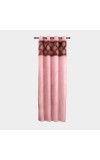 Home Beautiful                         7 ft. Pink Polyester Curtain