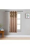 Home Beautiful                         5 ft. Brown Polyester Curtain
