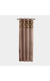 Home Beautiful                         7 ft. Brown Polyester Curtain