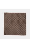 Home Beautiful                         Brown Microfiber Cushion Cover
