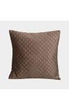Home Beautiful                         Brown Microfiber Cushion Cover