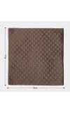 Home Beautiful                         Brown Microfiber Cushion Cover