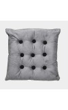 Home Beautiful                         Dark Grey Polyester Cushion