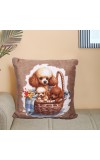Home Beautiful                         Beige Polyester Cushion