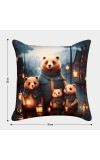 Home Beautiful                         Black Polyester Cushion