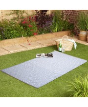 Home Beautiful                         Blue PVC Floor Mat