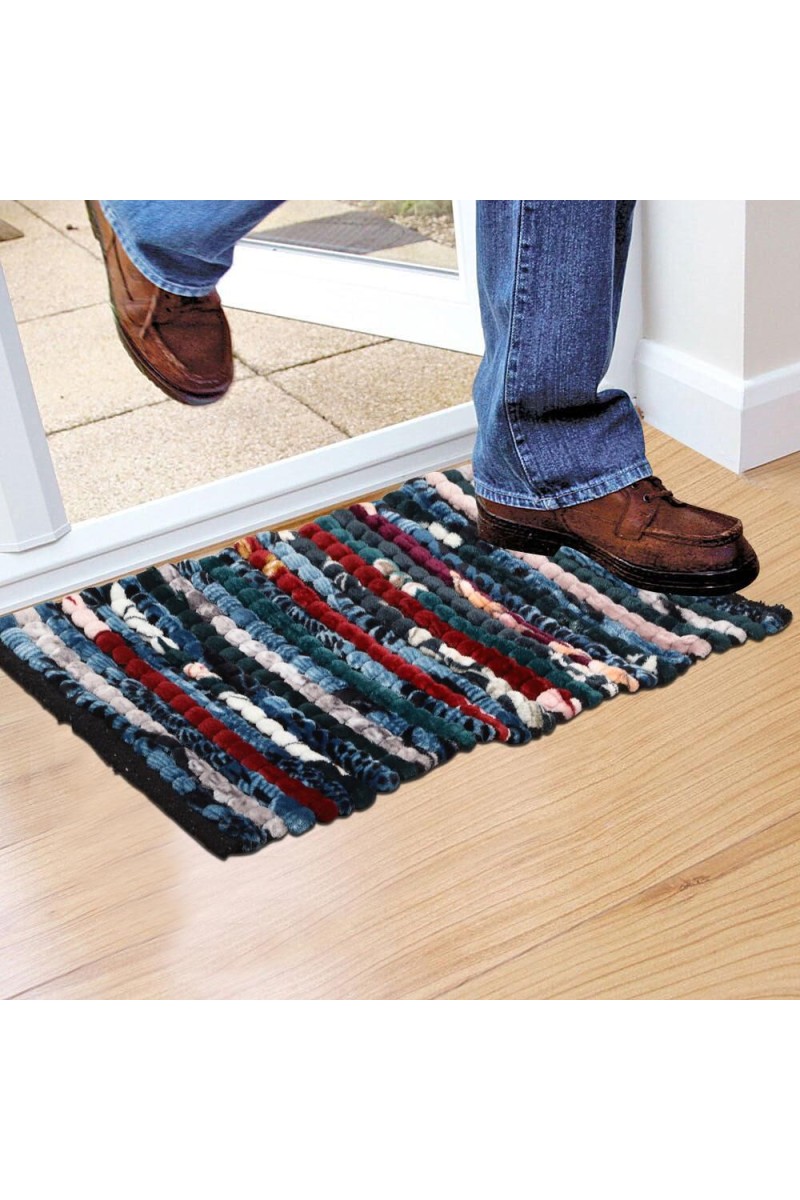 Home Beautiful                         Brown Polyester Door Mat
