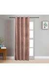 Home Beautiful                         7 ft. Brown Polyester Curtain