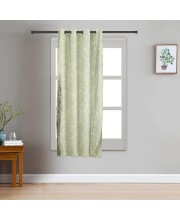 Home Beautiful                         5ft. Green Window Curtain