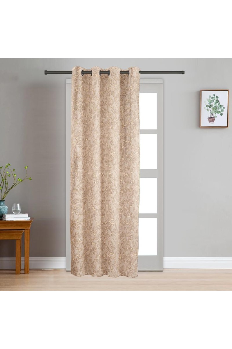Home Beautiful                         7ft. Brown Polyester Door Curtain