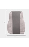 Home Beautiful                         Grey Polyester Seat Cushion for Chair