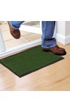 Home Beautiful                         Anti-Skid Green Polyester Door Mat