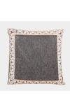 Home Beautiful                         Grey Polyester Cushion Cover