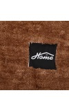 Home Beautiful                         Anti-Skid Brown Polyester Floor Mat