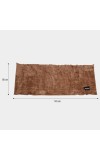 Home Beautiful                         Anti-Skid Brown Polyester Floor Mat
