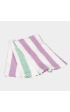 Home Beautiful                         240 GSM Purple | Green Microfiber Face Towel