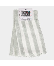 Home Beautiful                         220 GSM Grey Microfiber Face Towel