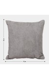 Home Beautiful Grey Polyester Cushion Home Beautiful Grey Polyester Cushion