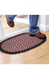 Home Beautiful                         Black Polyester Door Mat