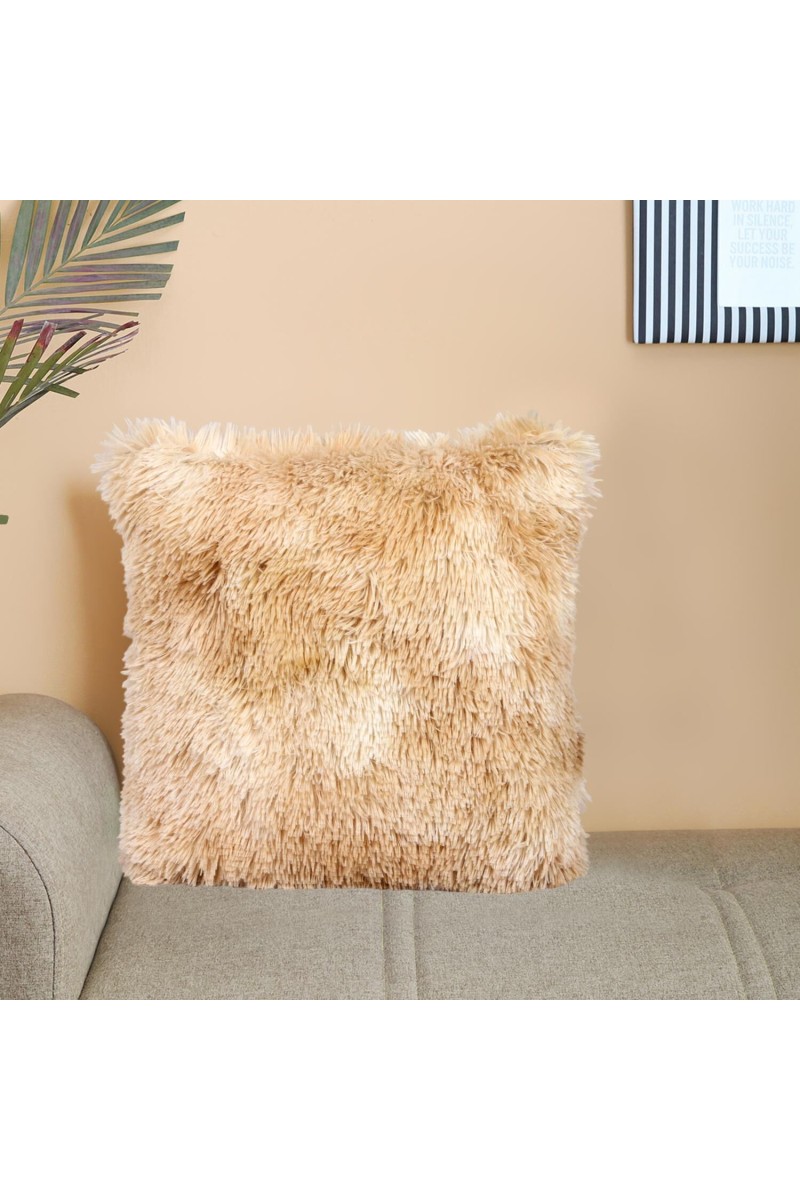 Beige Polyester Cushion