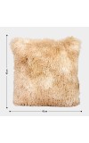 Beige Polyester Cushion