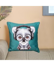 Home Beautiful                         Blue Polyester Cushion