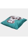 Home Beautiful                         Blue Polyester Cushion