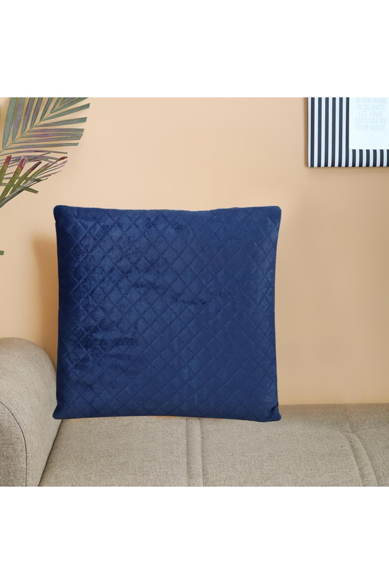 Home Beautiful                         Blue Polyester Cushion Cover