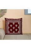 Home Beautiful                         Maroon Microfiber Cushion Cover