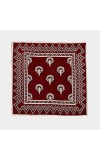 Home Beautiful                         Maroon Microfiber Cushion Cover