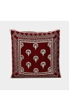 Home Beautiful                         Maroon Microfiber Cushion Cover