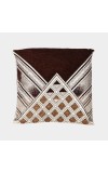 Home Beautiful                         Brown Microfiber Cushion Cover