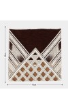 Home Beautiful                         Brown Microfiber Cushion Cover