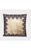 Home Beautiful                         Brown Microfiber Cushion Cover