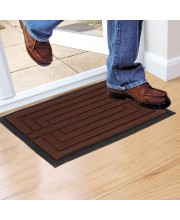 Home Beautiful                         Anti-Skid Brown Rubber Door Mat