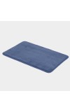 Home Beautiful                         Anti-Skid Blue Polyester Bath Mat