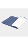 Home Beautiful                         Anti-Skid Blue Polyester Bath Mat
