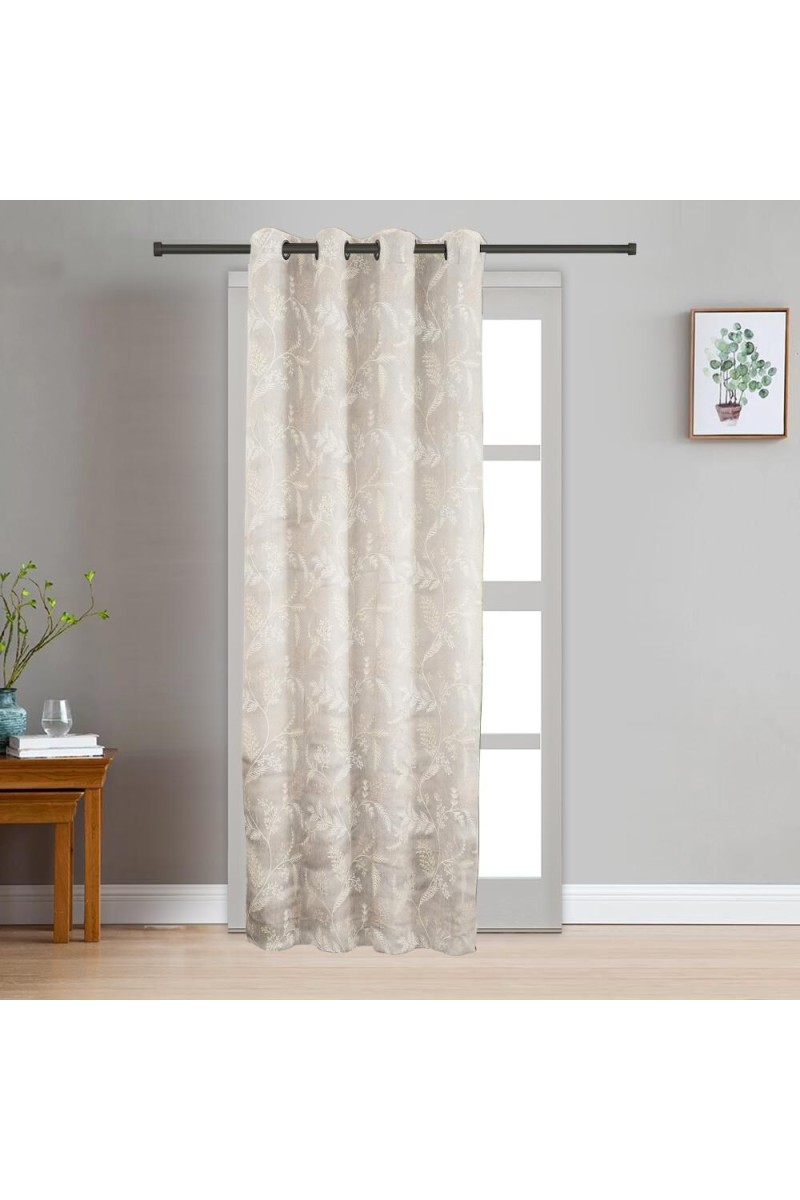Home Beautiful                         7ft. Grey Polyester Door Curtain
