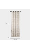 Home Beautiful                         7ft. Grey Polyester Door Curtain
