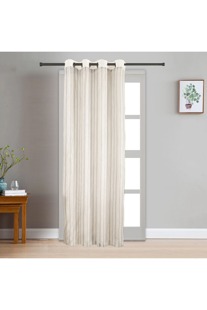 Home Beautiful                         7ft. White Polyester Door Curtain