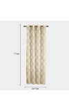 Home Beautiful                         7ft. Grey Polyester Door Curtain